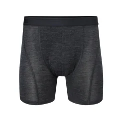 Men'S Merino Union 150 Boxers Dark Charcoal Marl
