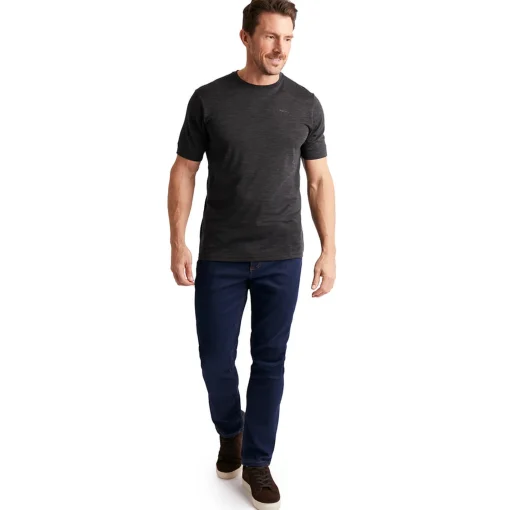 Men'S Merino Union 150 T Dark Charcoal Marl