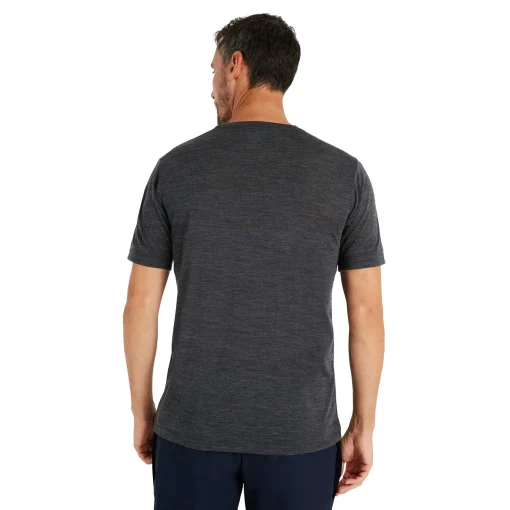 Men'S Merino Union 150 T Dark Charcoal Marl