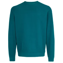 Men'S Microgrid Crew Teal Blue