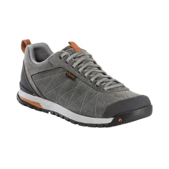 Men'S Oboz Bozeman Low Leather Shoes Charcoal