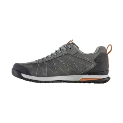 Men'S Oboz Bozeman Low Leather Shoes Charcoal