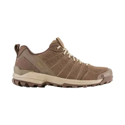 Men'S Oboz Sypes Low Leather B Dry Waterproof Shoes Morel Brown