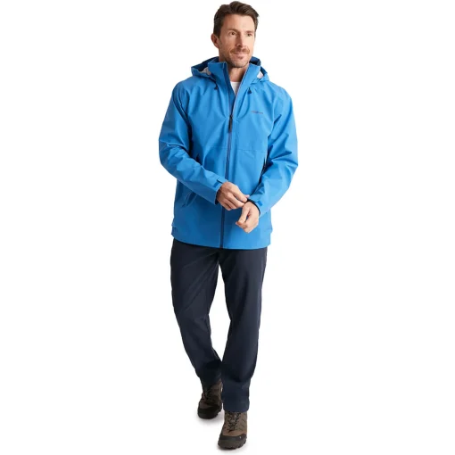 Men'S Parkland Waterproof Jacket Electric Blue