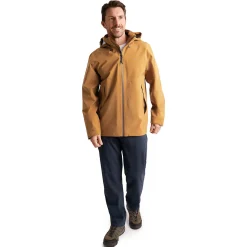 Men'S Parkland Waterproof Jacket Desert Ochre