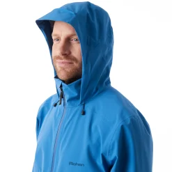 Men'S Parkland Waterproof Jacket Electric Blue