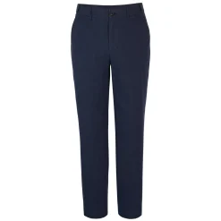 Men'S Porto Linen Trousers Deep Navy