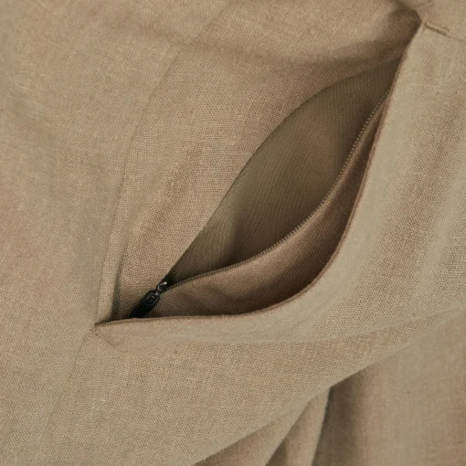 Men'S Porto Linen Trousers Stone
