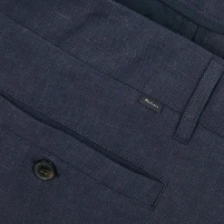 Men'S Porto Linen Trousers Deep Navy