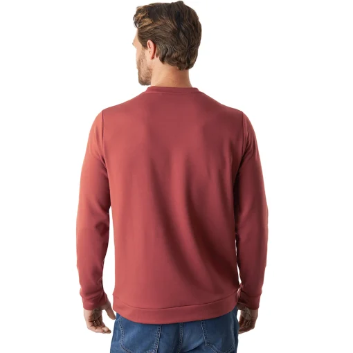 Men'S Radiant Merino Crew Clay Red