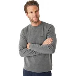 Men'S Radiant Merino Crew Dark Grey Marl