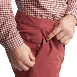Men'S Riviera Trousers Auburn Red