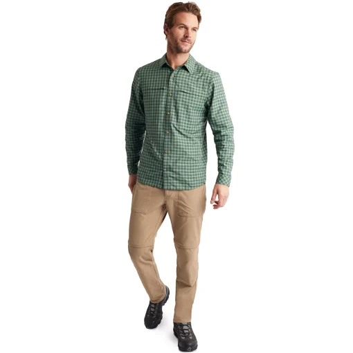 Men'S Stretch Bags Convertible Trousers Stone