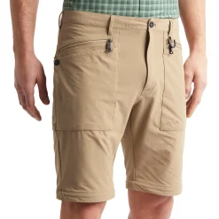 Men'S Stretch Bags Convertible Trousers Stone