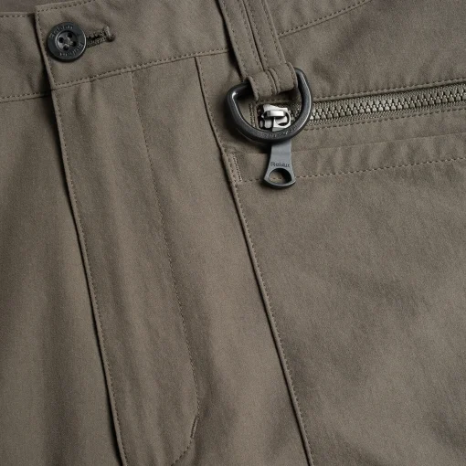 Men'S Stretch Bags Convertible Trousers Dark Olive Brown