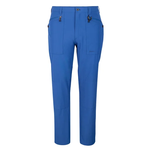 Men'S Stretch Bags Trousers Stratus Blue