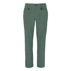 Men'S Stretch Bags Trousers Flint Green