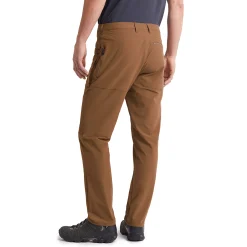 Men'S Stretch Bags Trousers Woodland Brown