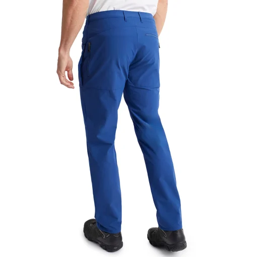 Men'S Stretch Bags Trousers Stratus Blue