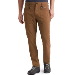 Men'S Stretch Bags Trousers Woodland Brown