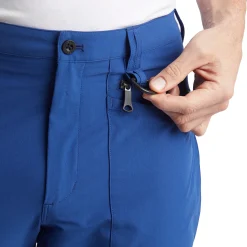 Men'S Stretch Bags Trousers Stratus Blue