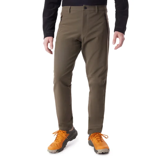Men'S Striders Trousers Dark Olive Brown