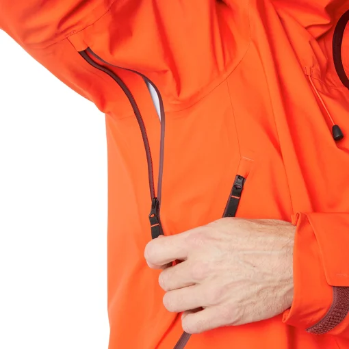 Men'S Ventus Waterproof Jacket Solar Orange