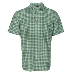 Men'S Zenith Short Sleeve Shirt Flint Green Check
