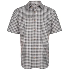 Men'S Zenith Short Sleeve Shirt Carbon Check