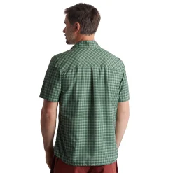 Men'S Zenith Short Sleeve Shirt Flint Green Check