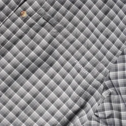 Men'S Zenith Short Sleeve Shirt Carbon Check
