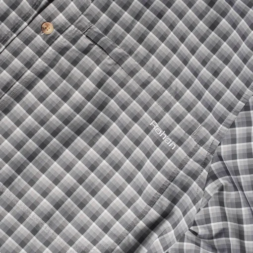 Men'S Zenith Short Sleeve Shirt Carbon Check
