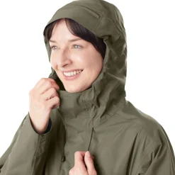 Tamar Overhead Waterproof Poncho Park Green