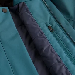 Women'S Aran Waterproof Jacket Teal Blue