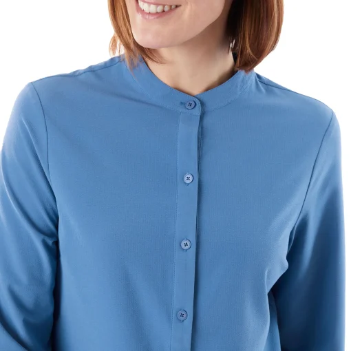 Women'S Azul Long Sleeve Shirt Zephyr Blue