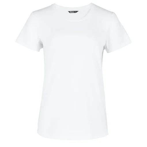 Women'S Basis Short Sleeve T White