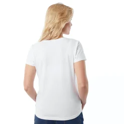 Women'S Basis Short Sleeve T White