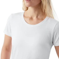 Women'S Basis Short Sleeve T White