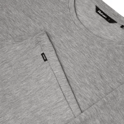 Women'S Basis Short Sleeve T Mid Grey Marl