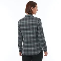 Women'S Beaufort Long Sleeve Shirt True Navy Check