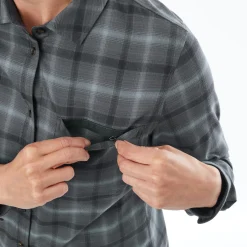 Women'S Beaufort Long Sleeve Shirt True Navy Check