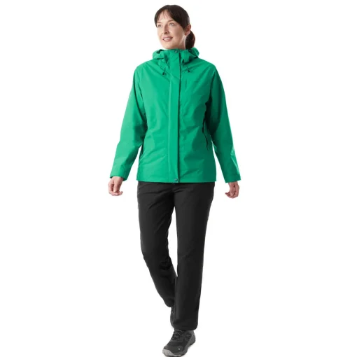 Women'S Brecon Waterproof Jacket Ascent Green