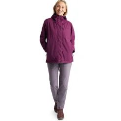 Women'S Brecon Waterproof Jacket Plum Purple
