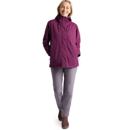 Women'S Brecon Waterproof Jacket Plum Purple
