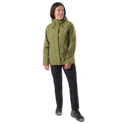 Women'S Brecon Waterproof Jacket Heath Green