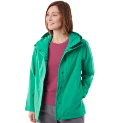 Women'S Brecon Waterproof Jacket Ascent Green