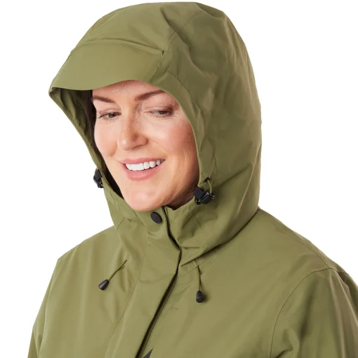 Women'S Brecon Waterproof Jacket Heath Green