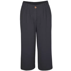 Women'S Brisa Linen Culotte Carbon