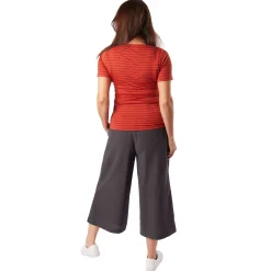 Women'S Brisa Linen Culotte Carbon