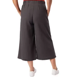 Women'S Brisa Linen Culotte Carbon